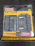 Rare Sears Craftsman Professional Usa 25647 31PC Screwdriver Bit Set. Fixed Price $59.95.