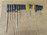 21 Pratt Read Crescent Screwdriver Set Slotted Phillips Flat Head Tip Long Short. Fixed Price $53.20.