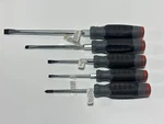 New Proto Tools 5PC Phillips & Flat Slotted Screwdriver Set W/ Comfort Handle. Fixed Price $59.99.