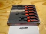 Snap-on Tools Usa New Orange 6PC Soft Grip Mixed Screwdriver Set SGDX60BO. Fixed Price $199.95.