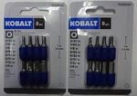 Kobalt 0459020 Assorted 8-PACK Allen Screwdriver Bit Set 2PACKS. Fixed Price $5.50.