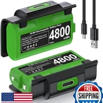 Cyoyppy Rechargeable Xbox Battery Pack For One/series - 2X 4800MWH. Fixed Price $29.82.
