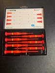Witte Piece Slotted And Phillips Screwdriver Set M/n 893672016. Fixed Price $58.99.
