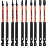 Lozagu 10PCS Square Drive Bits Set, 4 Long Premium S2 Alloy One Size, Black. Fixed Price $15.17.