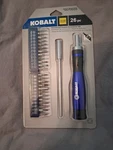 Kobalt 26 Piece Ratcheting Precision Screwdriver Set #0070035 (brand New). Fixed Price $13.99.