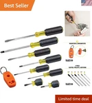 Screwdriver Set 9-PIECE Demagnetizer Phillips Flathome Improvement. Fixed Price $133.97.