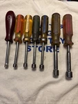 Matco Tools Usa 7PC Sae 1/4" 1/2" Nut Driver Set MND8, ND9 - ND16. Fixed Price $84.00.