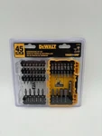 Dewalt DWA45SET Tough Grip Steel Hex Shank Screwdriver Bit 45-PIECE W/case. Fixed Price $15.00.