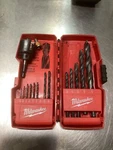 Milwaukee 48-89-2800 14 Piece Thunderbolt Black Oxide Twist Drill Bit Set. Fixed Price $37.79.
