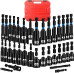 Impact Magnetic Nut Driver Set, 34-PIECE Metric & Sae Bit Deep. Fixed Price $49.99.