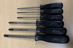 Snap-on Tools Ssdc Clutch Head Tip Screwdriver Set Of 6 Black Handle. Fixed Price $99.99.