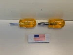 Xcelite Flat Phillips Screwdriver Set S141 & SX101 Shorty Stubby Usa. Fixed Price $6.95.