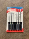Nos Crescent 6PC Screwdriver Set - Slotted & Pozidriv (LCCP1006). Fixed Price $26.00.