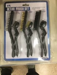6PC Detail Brush Set Steel Nylon Brass. Fixed Price $12.00.