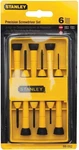 Stanley Tools 6-PIECE Precision Screwdriver Set, Black/yellow. Fixed Price $10.98.