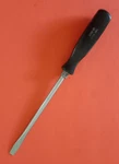 Snap-on Tools SSD8 3/8" Flat Head Tip Slotted Screwdriver Black Hard Handle Usa. Fixed Price $21.83.