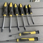 Jegs 9- Pc Star Type Screwdrivers T30X4 T25X4 T20X4 T15X4 T10X3 SOX3 + Smaller. Fixed Price $9.99.