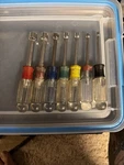 Vintage Sears Craftsman Nut Drivers H- Series Lot Of 7 Sae. Fixed Price $22.00.
