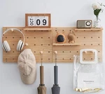 Pegboard Combination Wall Organizer Kit, Wooden Display Panel K.... Fixed Price $57.21.