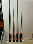 Snap-on Red Handle Piece Extra Long Electronic Screwdriver Set SGDEL40. Fixed Price $190.00.