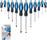 Unitedlux 12-PIECES Magnetic Screwdriver Set, 6 Phillips And Flat Head Tips. Fixed Price $45.00.