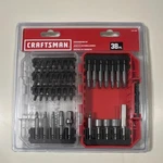 Craftsman CMAF1238 38-PIECE Screwdriver Bit Set, Mixed Drive, Steel, T20/T25,. Fixed Price $18.99.