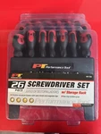 Performance Tool W1727 26-PIECE Screwdriver Set With Organizer Rack. Fixed Price $30.00.