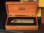Stanley 150TH Anniversary Brass Utility Knife W/original Presentation Case. Fixed Price $895.00.