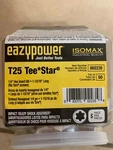 Eazypower Isomax Torx T25 In Star Impact Bit Steel - Pack Of 50. Fixed Price $68.12.
