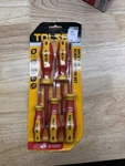 Tolsen 5PC Vde 1000V Electrician's Insulated Screwdriver Set Phillips #38012. Fixed Price $19.99.