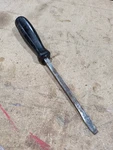 Proto Flat Screwdriver - 5/16 X 6" Black Handle Mfd 9806 Usa. Fixed Price $18.00.