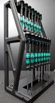 Tabletop Screwdriver Tool Organizer Holder Display Wera Kraftform Micro Hex Torx. Fixed Price $35.00.