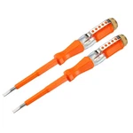 2 X Voltage Screwdriver 100-500V Slot Neon Tube Tester Electroprobe Orange. Fixed Price $15.98.