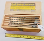 Russell Jennings, Stanley No. BX-D32-1/2 Set, 13 100RJ Auger Bits, Sheffield. Fixed Price $264.84.