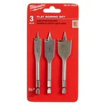 Milwaukee 48-27-0020 3PC Stubby Flat Boring Bit Set 1/2IN 3/4IN 1IN. Fixed Price $21.41.