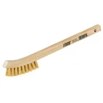 Forney 7-3/4 In. Curved Wood Handle Wire Brush With Brass Bristles 70490. Fixed Price $11.13.