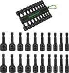 20-PIECE Magnetic Nut Driver Set, Metric & Sae 1/4" Hex Shank, Drill Socket. Fixed Price $19.99.