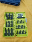Ryobi A963401 Pcs Bit Set Ideal For Standard & Impact Driving Tools (blk). Fixed Price $24.00.