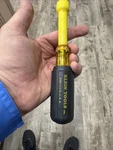 Klein Tools Nut Driver 640 1/2" Heavy Insulated Yellow Usa. Fixed Price $11.90.