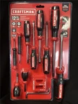 + Craftsman 12 Piece Bi-material Screwdriver Set Black Oxide Tip CMHT65071N. Fixed Price $54.90.