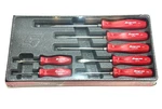 New Snap-on 7-PIECE Red Hard Handle Screwdriver Set SDDX70AR. Fixed Price $269.99.