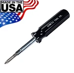 Bowers Tool Co. 6-1 Screwdriver Black Phillips Flat Slotted Multi Bit In Usa. Fixed Price $14.99.