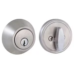 Stainless Steel Single Cylinder Deadbolt. Fixed Price $18.81.