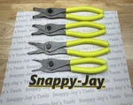 Snap-on Tools Usa New Hi-viz 4 Piece Soft Grip Ring Plier Lot Set. Fixed Price $169.95.