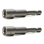 Utoolmart 1/4" Quick-change Hex Shank 7MM Nut Setter Driver Drill 2PCS, Grey. Fixed Price $10.99.