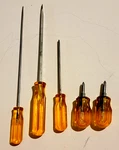 5 Vintage Xcelite Usa Screwdrivers R184 S3166 R188 And Two TSD-1. Fixed Price $19.99.