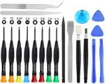 Screwdriver Set 20 Pieces Phone Repair Tool Small Magnetic Kit With Phillips Pen. Fixed Price $12.40.