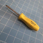 Snap Tools Classic Yellow Hard Flat Blade Screwdriver Slotted 7" Long SSD2. Fixed Price $16.95.