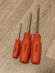 Ridgid Tools Usa 3PC Soft Grip Screwdrivers Phillips Slotted Flat Vintage. Fixed Price $39.99.