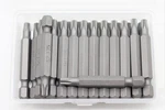 Tmax 25PC 2" T-25 Torx 6 Point Screwdriver Insert Bits Hex Shank, Security Slot. Fixed Price $18.97.
